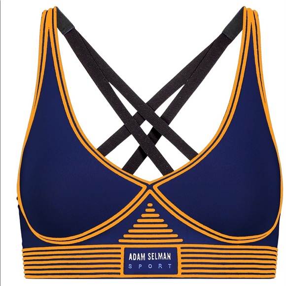 Adam Selman Sport Bonded Active V-Neck Bra + Bonded Active Legging Set - Picture 1 of 11